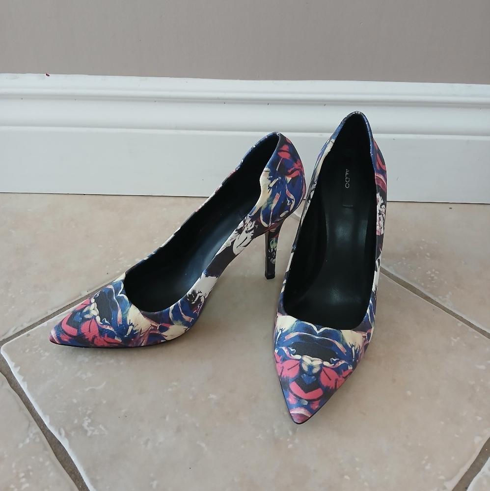 Aldo Floral Women's Heels - Multicolor